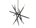 Sunpan Serwin Chandelier Black 107931