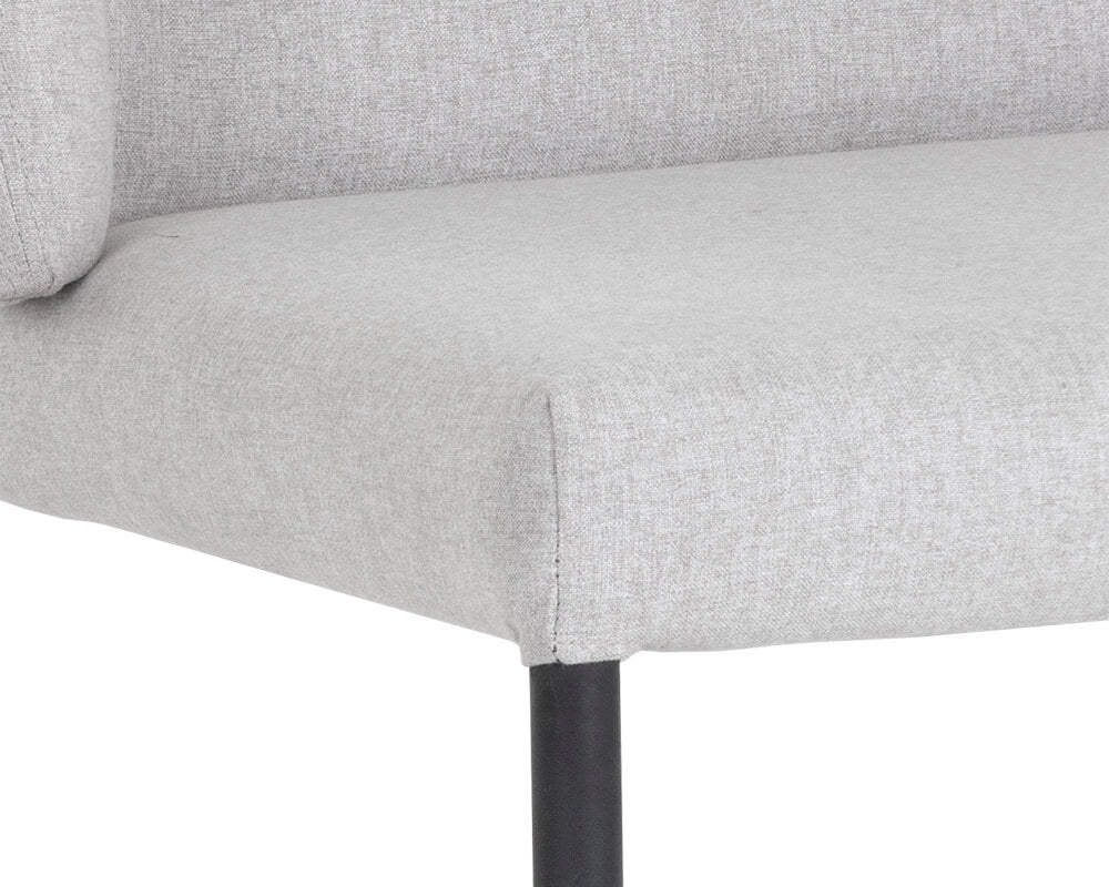 SUNPAN Pearce Dining Chair - Light Grey / Bravo Cognac SET OF TWO 107965