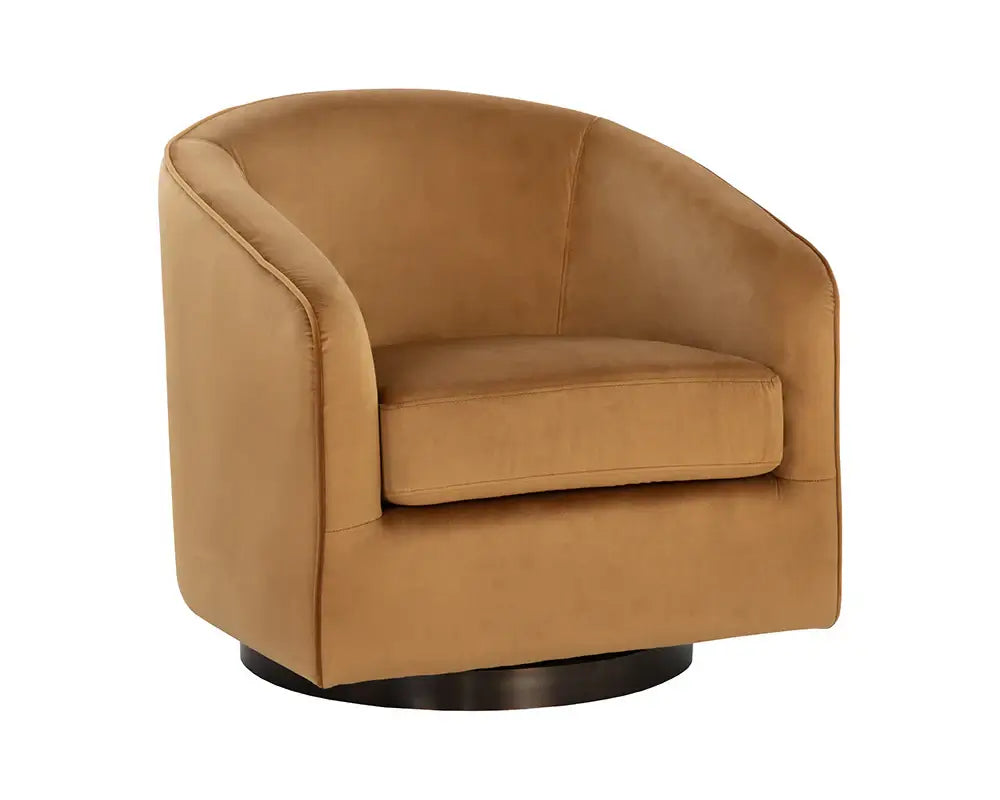 SUNPAN HAZEL SWIVEL LOUNGE CHAIR GOLD SKY 107966