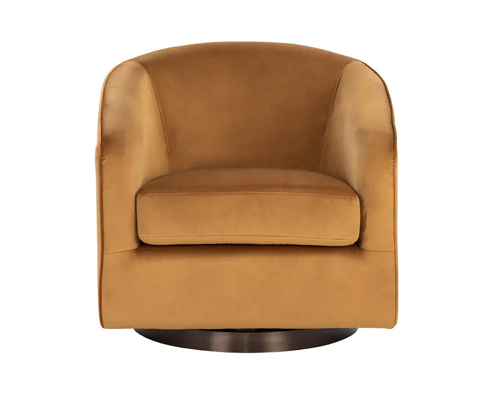 SUNPAN HAZEL SWIVEL LOUNGE CHAIR GOLD SKY 107966