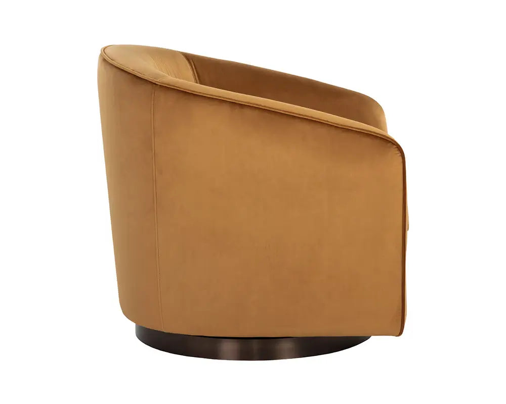 SUNPAN HAZEL SWIVEL LOUNGE CHAIR GOLD SKY 107966