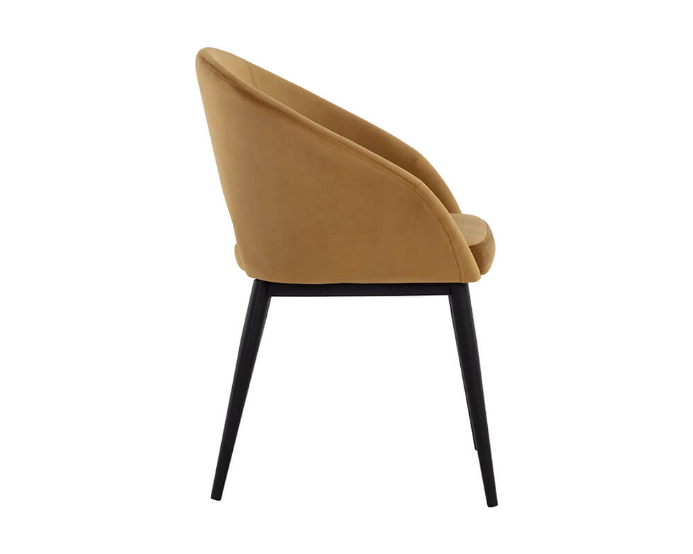 SUNPAN Thatcher Dining Armchair - Black - Gold Sky 107978