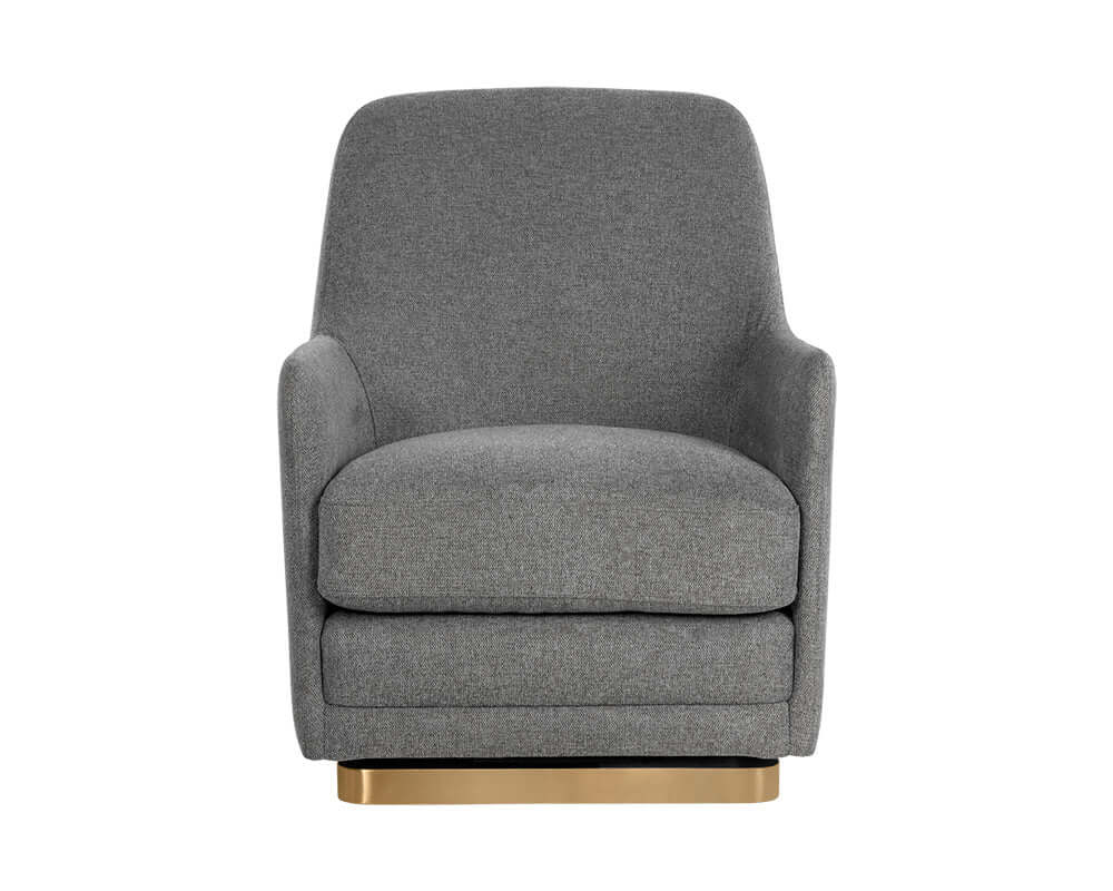 Sunpan Marcela Swivel Lounge Chair Koala Grey 108046