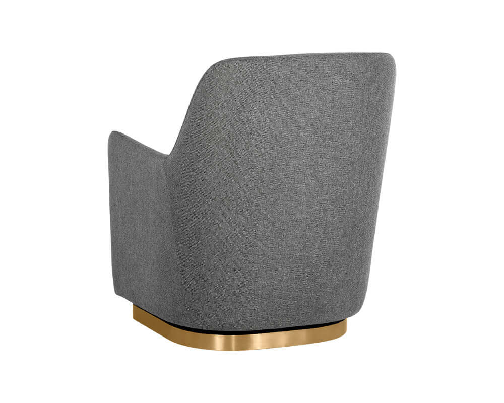 Sunpan Marcela Swivel Lounge Chair Koala Grey 108046