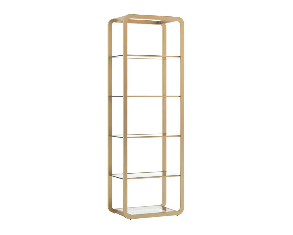 SUNPAN Ambretta Bookcase - Small Gold 108085