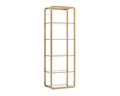 SUNPAN Ambretta Bookcase - Small Gold 108085