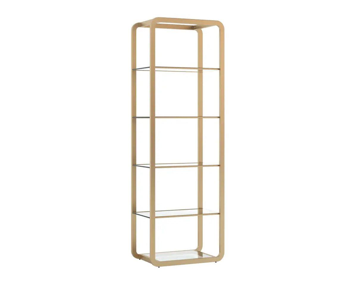 SUNPAN Ambretta Bookcase - Small Gold 108085