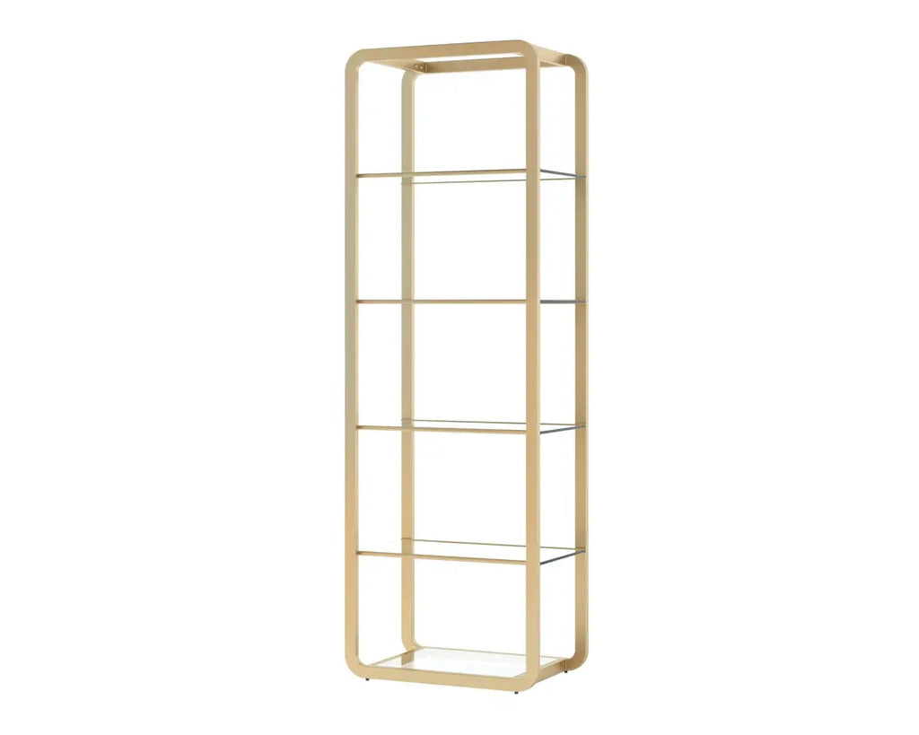 SUNPAN Ambretta Bookcase - Small Gold 108085