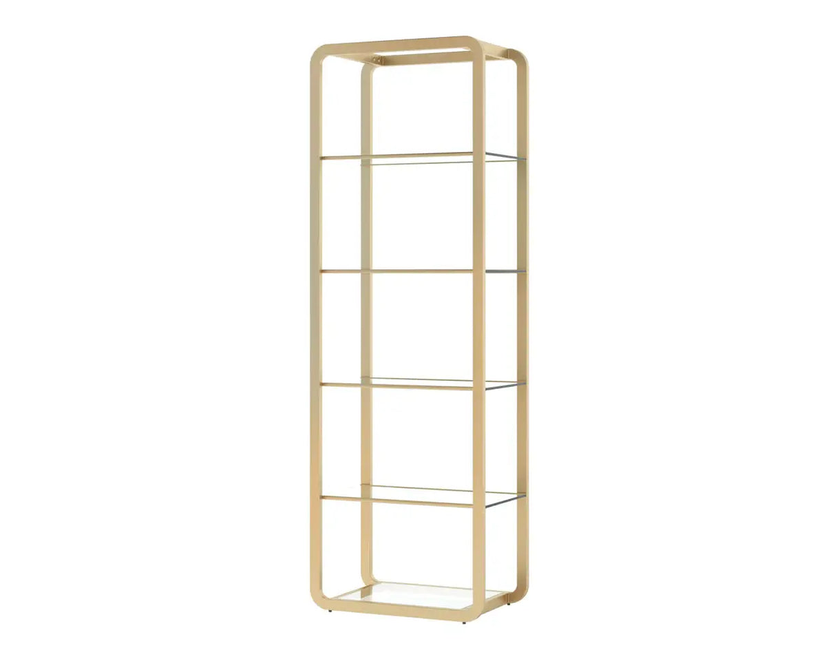 SUNPAN Ambretta Bookcase - Small Gold 108085
