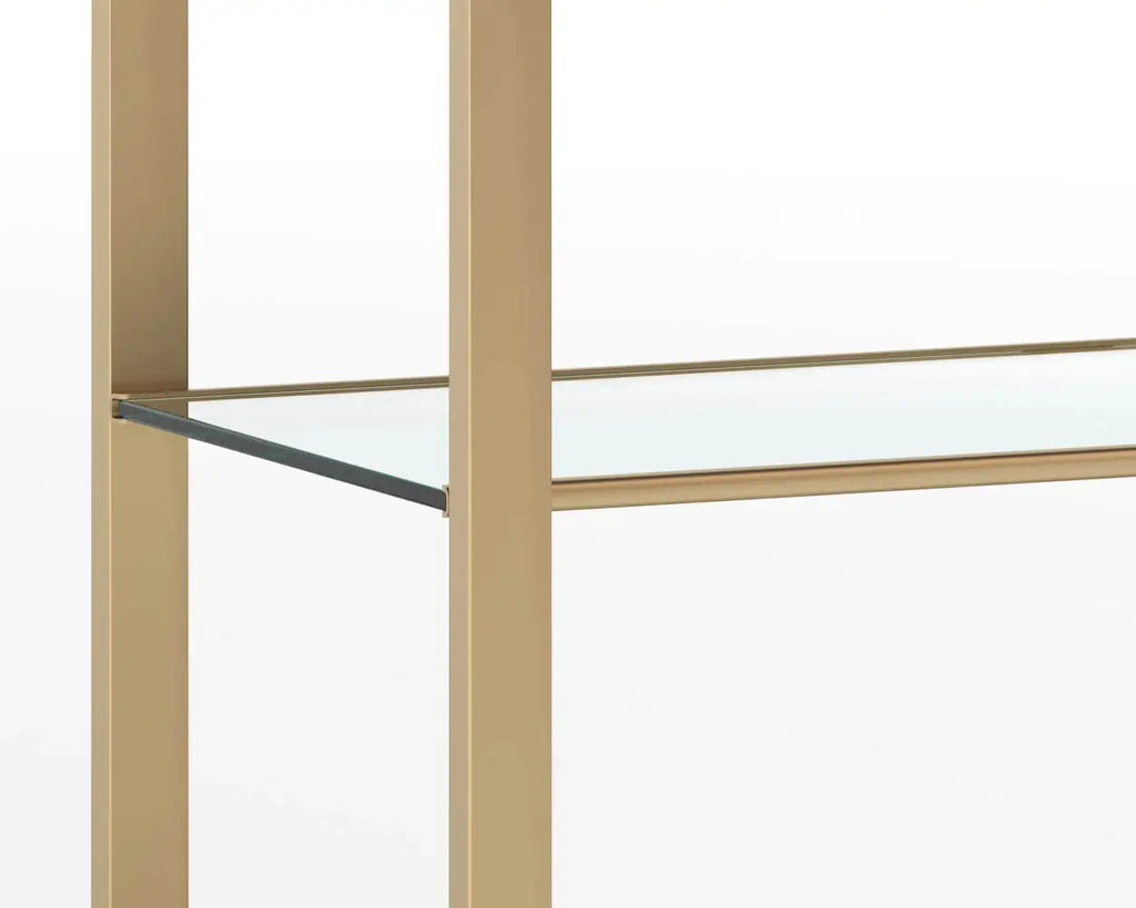 SUNPAN Ambretta Bookcase - Small Gold 108085