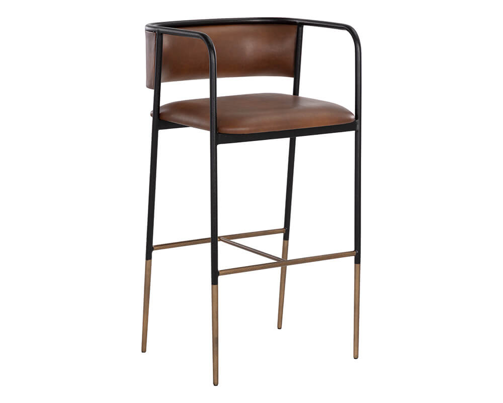 SUNPAN Brenan Barstool - Bravo Cognac 108095