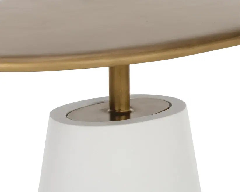 SUNPAN  Kadin End Table White 108116