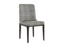 SUNPAN Elisa Dining Chair - Grey Oak - Naya Check Black 108128