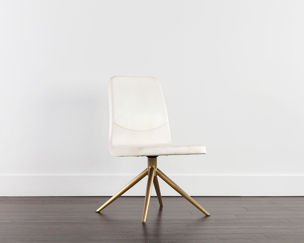 SUNPAN Hilda Swivel Dining Chair - Vienna Cream 108193