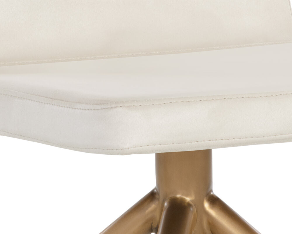SUNPAN Hilda Swivel Dining Chair - Vienna Cream 108193