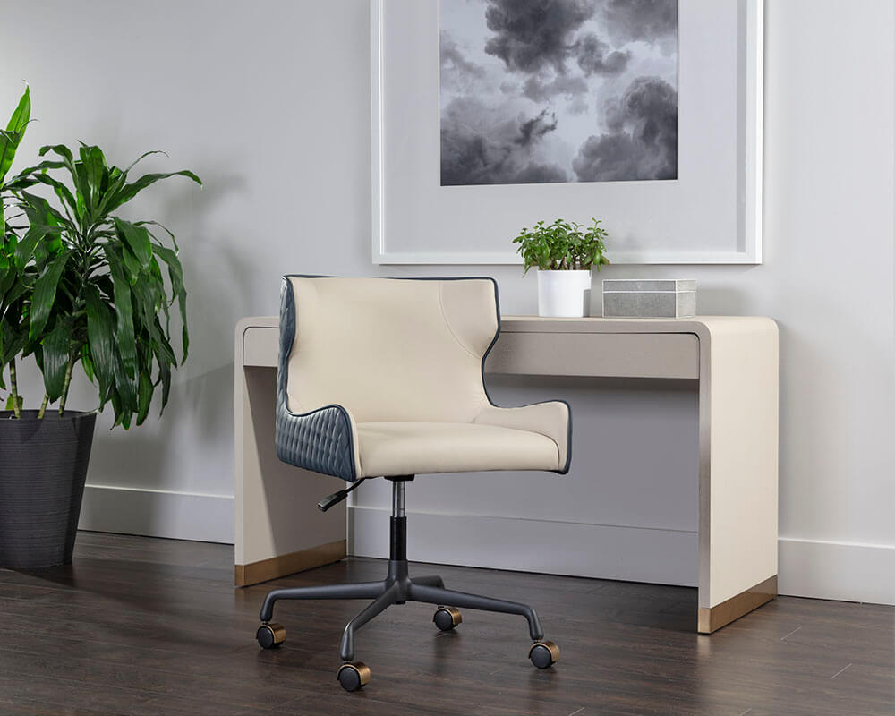 SUNPAN Gianni Office Chair Dillon Cream / Dillon Thunder 108338