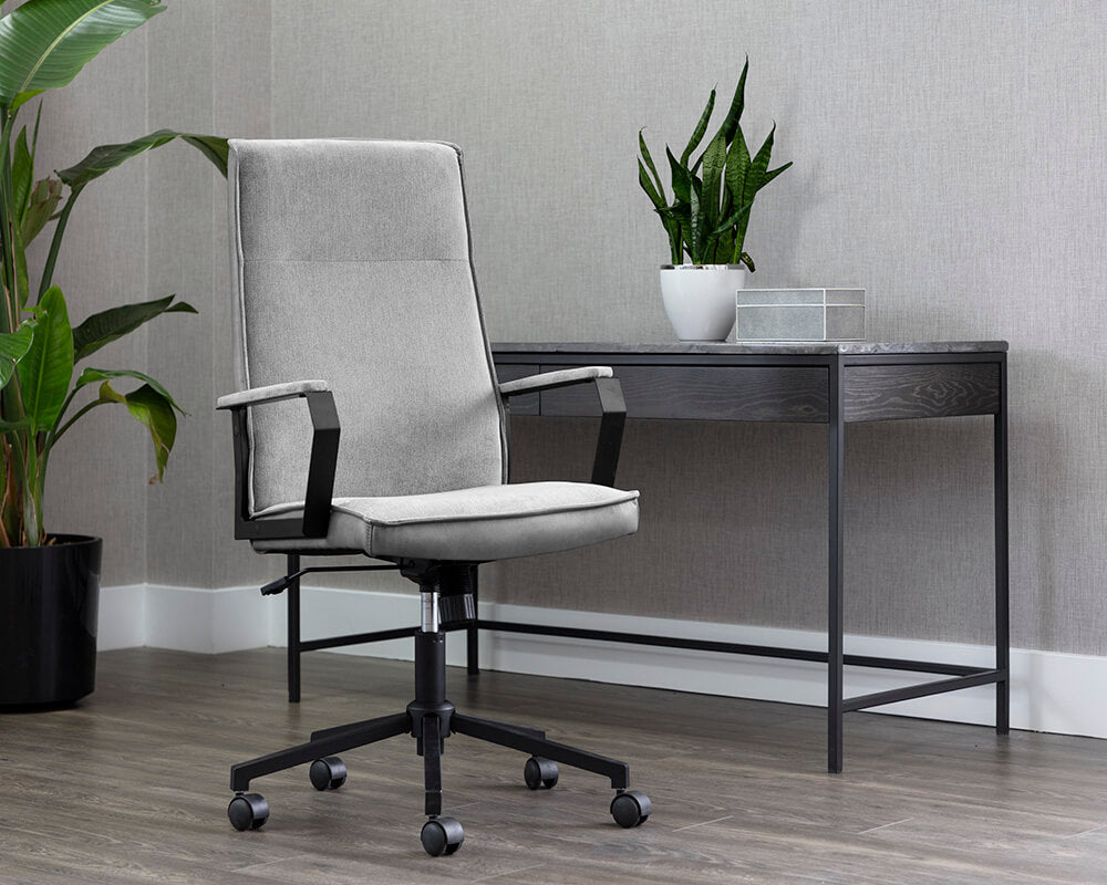 SUNPAN Swanson Office Chair Polo Club Stone / Bravo Metal 108448