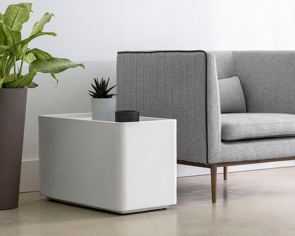 SUNPAN Liza Side Table - White 108566