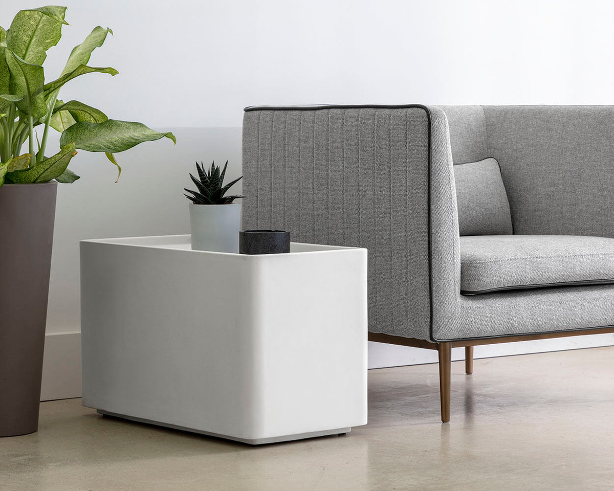 SUNPAN Liza Side Table - White 108566