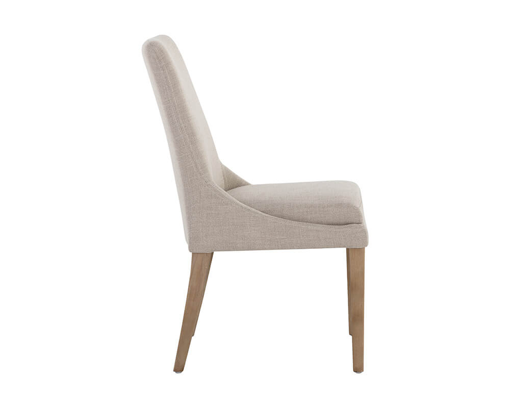 SUNPAN Rosine Dining Chair - Effie Flax SET OF TWO 108574