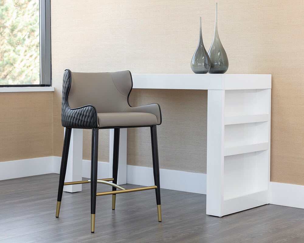 SUNPAN Gianni Counter Stool - Dillon Stratus / Dillon Black 108714