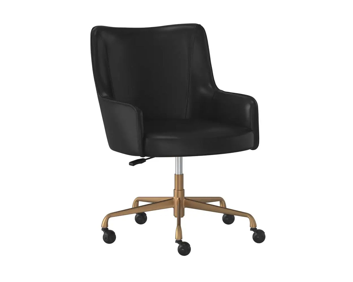 SUNPAN FRANKLIN OFFICE CHAIR - VINTAGE BLACK 108728