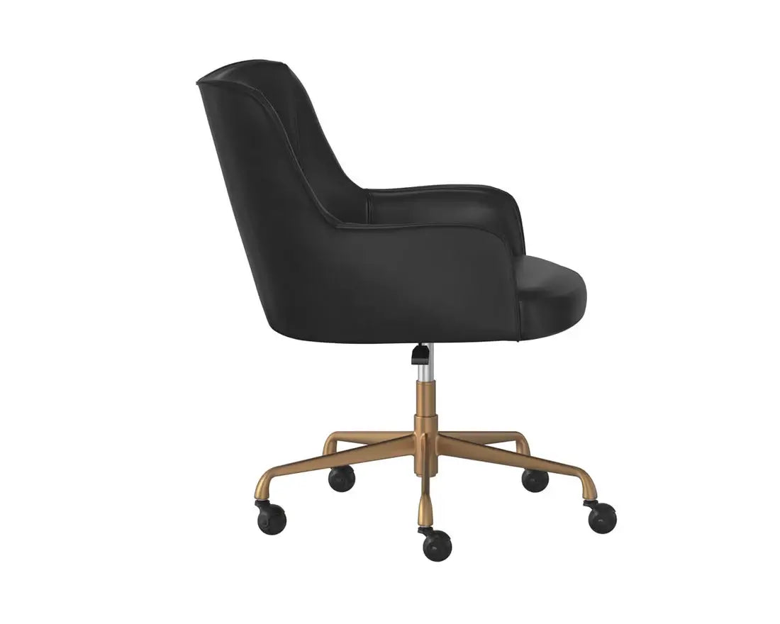 SUNPAN FRANKLIN OFFICE CHAIR - VINTAGE BLACK 108728