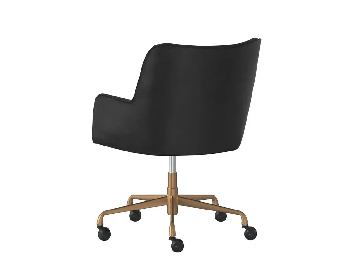SUNPAN FRANKLIN OFFICE CHAIR - VINTAGE BLACK 108728