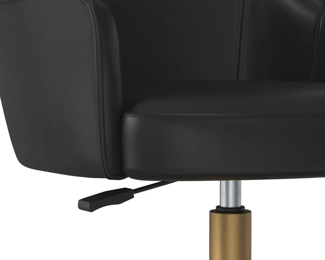 SUNPAN FRANKLIN OFFICE CHAIR - VINTAGE BLACK 108728