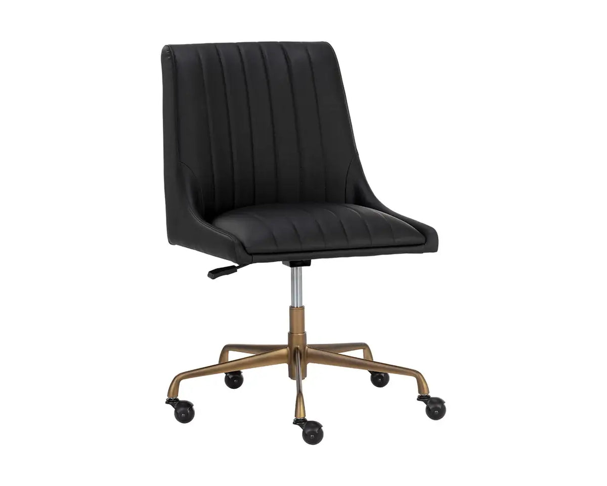 SUNPAN  HALDEN OFFICE CHAIR - VINTAGE BLACK 108729