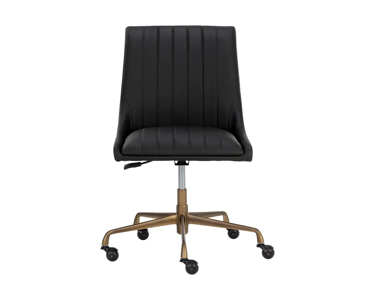 SUNPAN  HALDEN OFFICE CHAIR - VINTAGE BLACK 108729