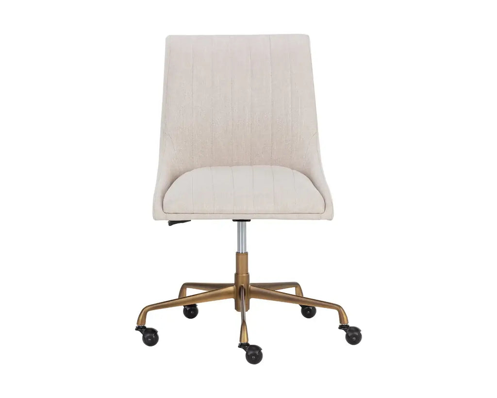 SUNPAN  HALDEN OFFICE CHAIR - BEIGE LINEN 108730
