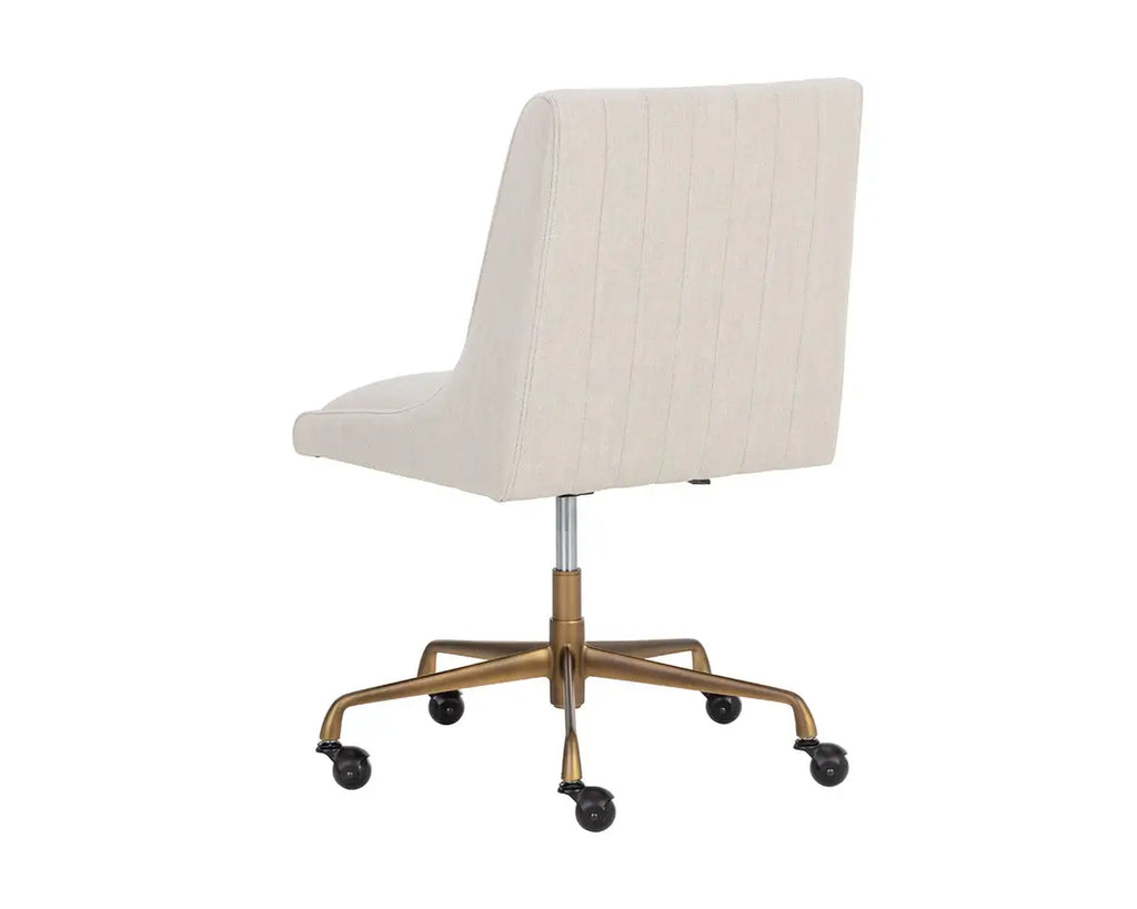 SUNPAN  HALDEN OFFICE CHAIR - BEIGE LINEN 108730
