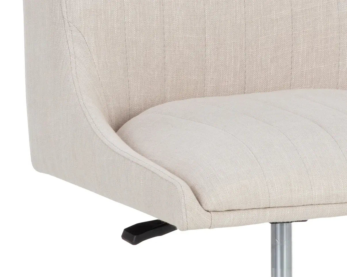 SUNPAN  HALDEN OFFICE CHAIR - BEIGE LINEN 108730