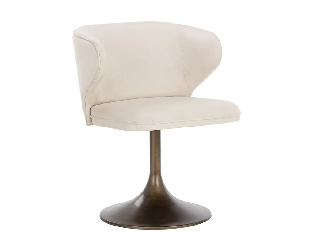 SUNPAN SIMONE SWIVEL DINING CHAIR CLOUD 108761