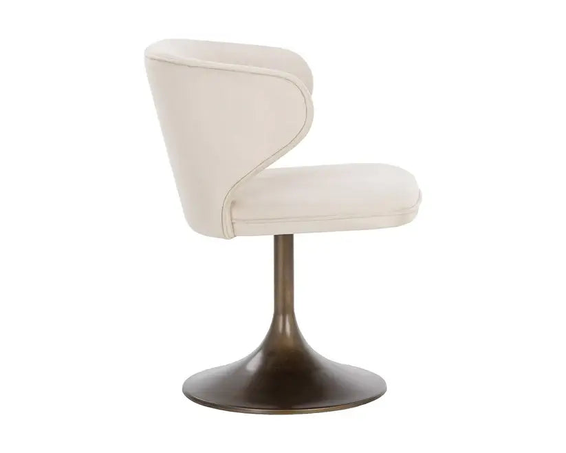 SUNPAN SIMONE SWIVEL DINING CHAIR CLOUD 108761