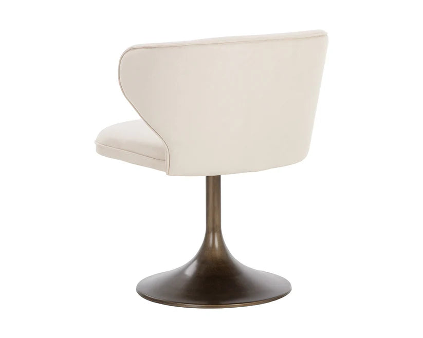 SUNPAN SIMONE SWIVEL DINING CHAIR CLOUD 108761