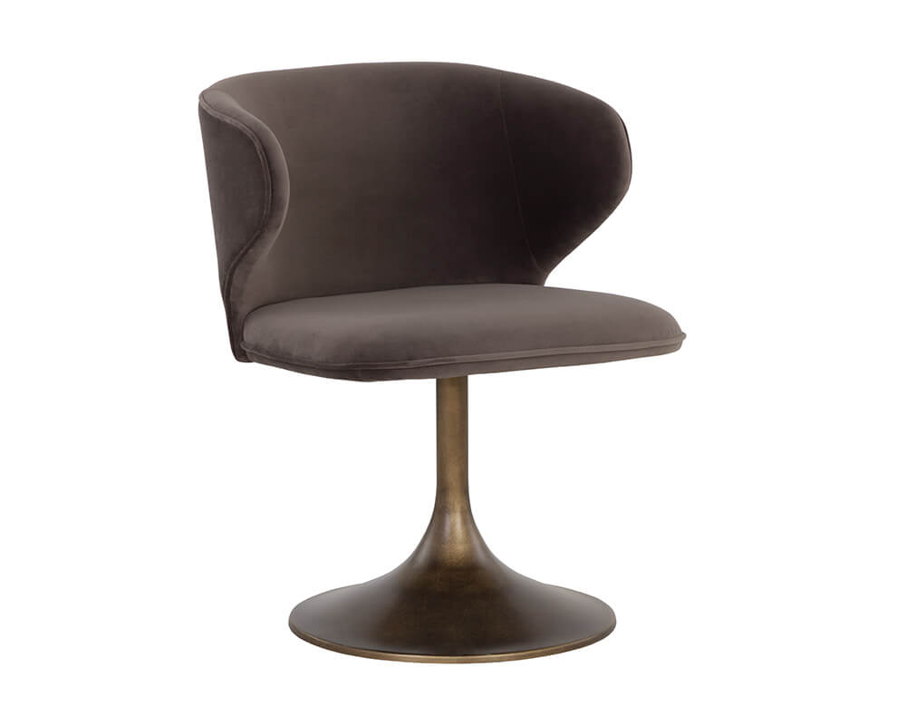 SUNPAN Simone Swivel Dining Chair - Meg Ash 108762