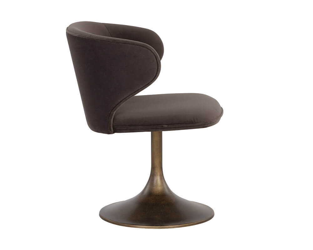 SUNPAN Simone Swivel Dining Chair - Meg Ash 108762