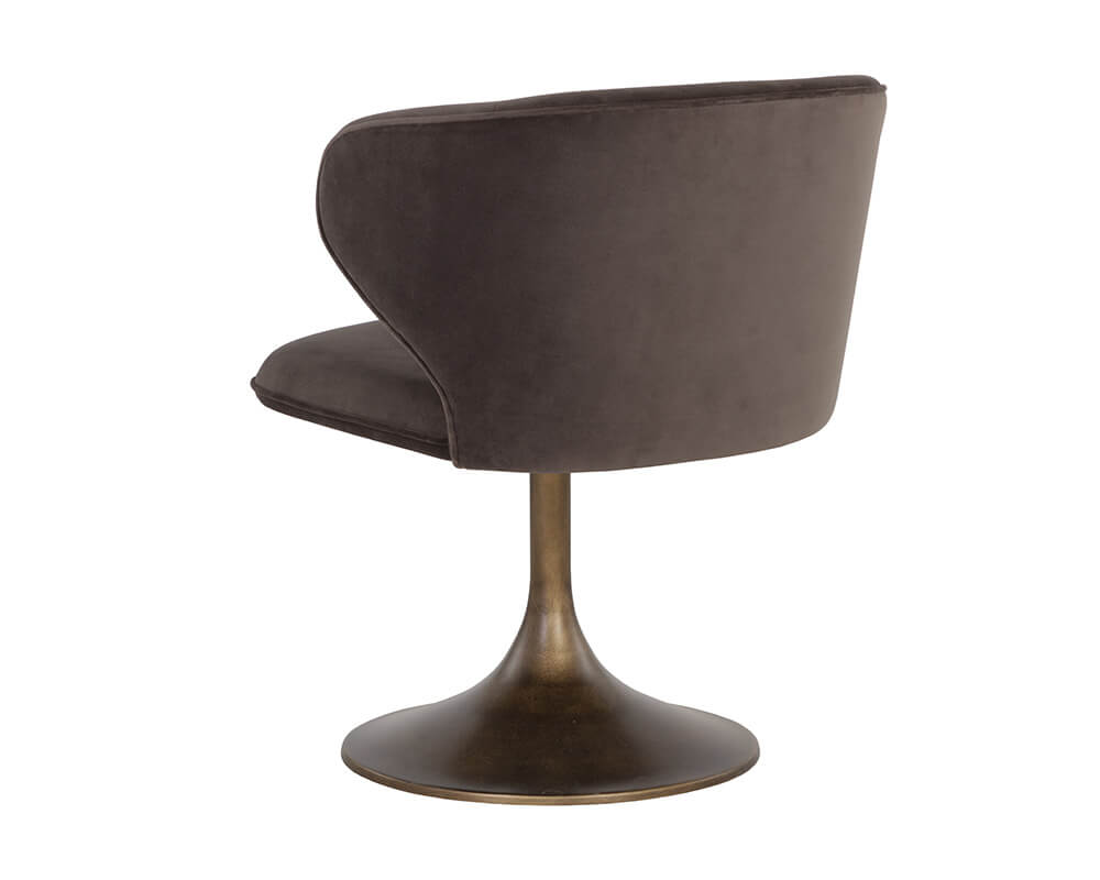 SUNPAN Simone Swivel Dining Chair - Meg Ash 108762