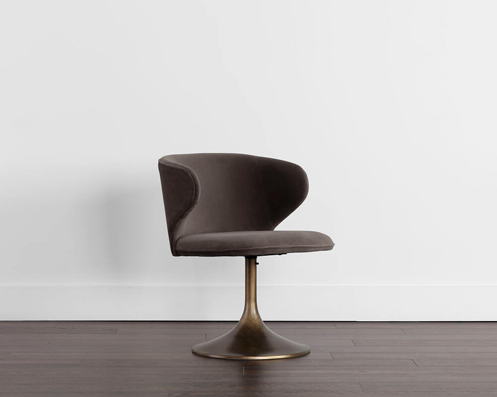 SUNPAN Simone Swivel Dining Chair - Meg Ash 108762