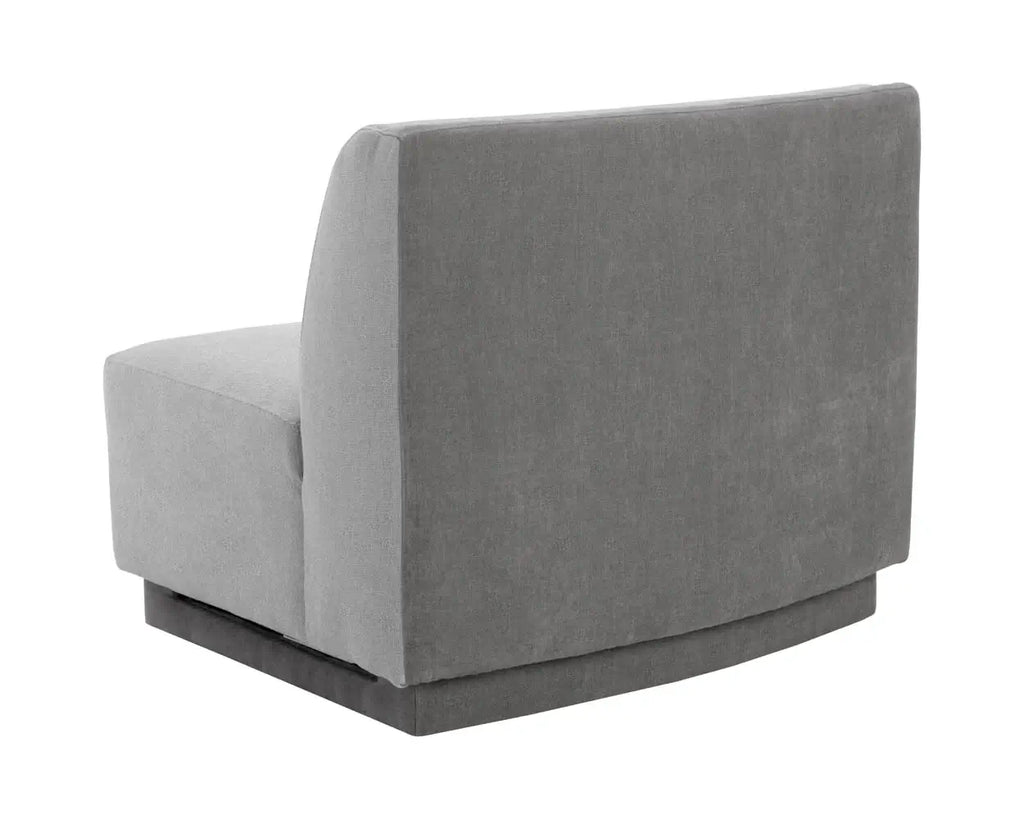 Sunpan Jaclyn Modular - Armless Chair Grey 108802