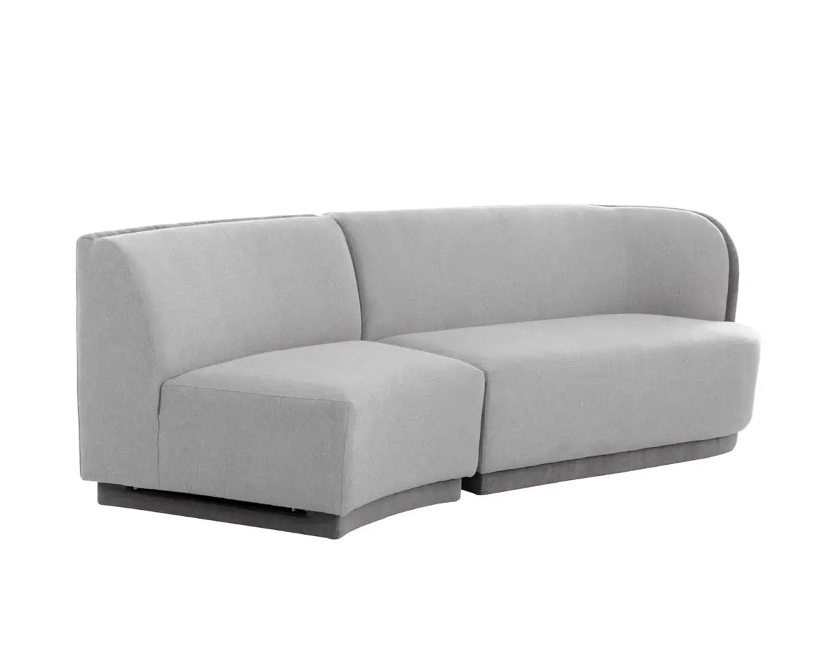 Sunpan Jaclyn Modular - Armless Chair Grey 108802