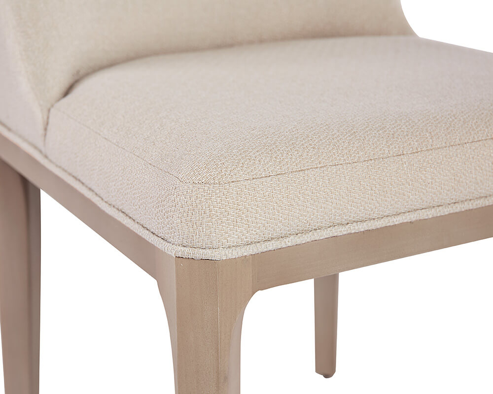 SUNPAN Elisa Dining Chair - Light Oak - Mainz Cream 108824