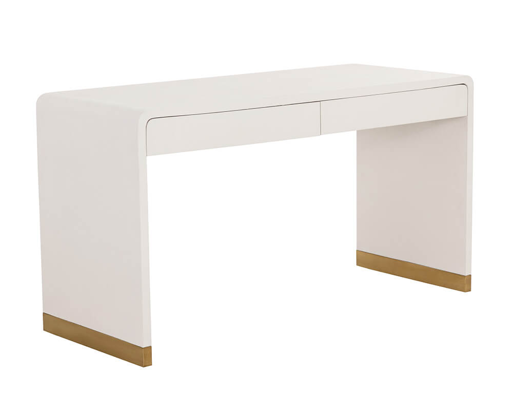 SUNPAN Ilona Desk - Oyster Shagreen 109022