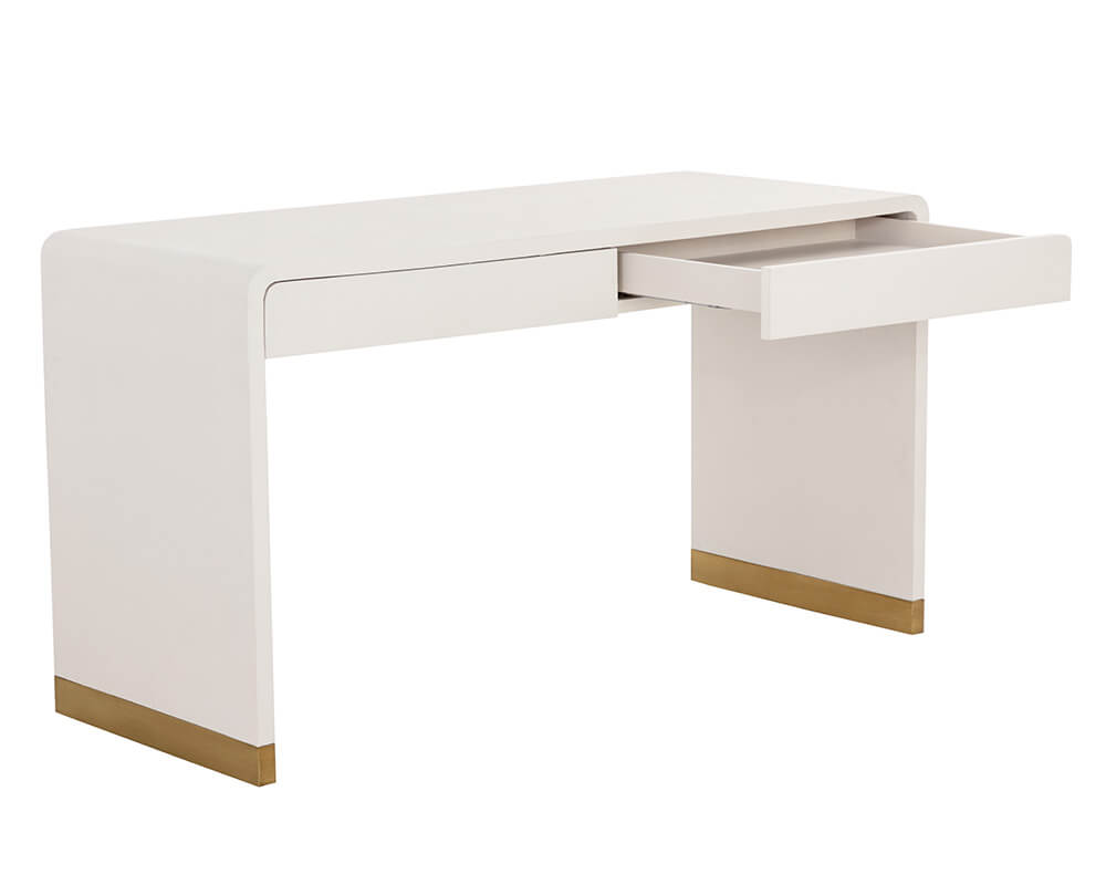 SUNPAN Ilona Desk - Oyster Shagreen 109022