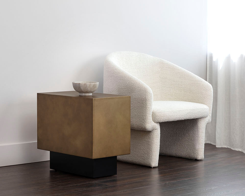 SUNPAN Blakely End Table Antique Brass 109023