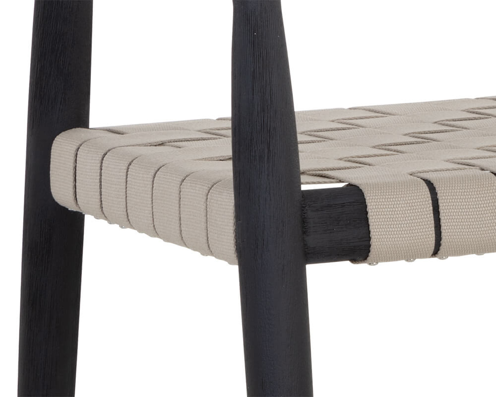 SUNPAN Cayman Dining Armchair - Charcoal 109043