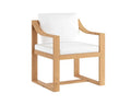 Sunpan Tahiti Dining Armchair Stinson White 109045