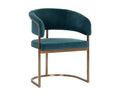 SUNPAN Marris Dining Armchair - Gold - Danny Teal 109049